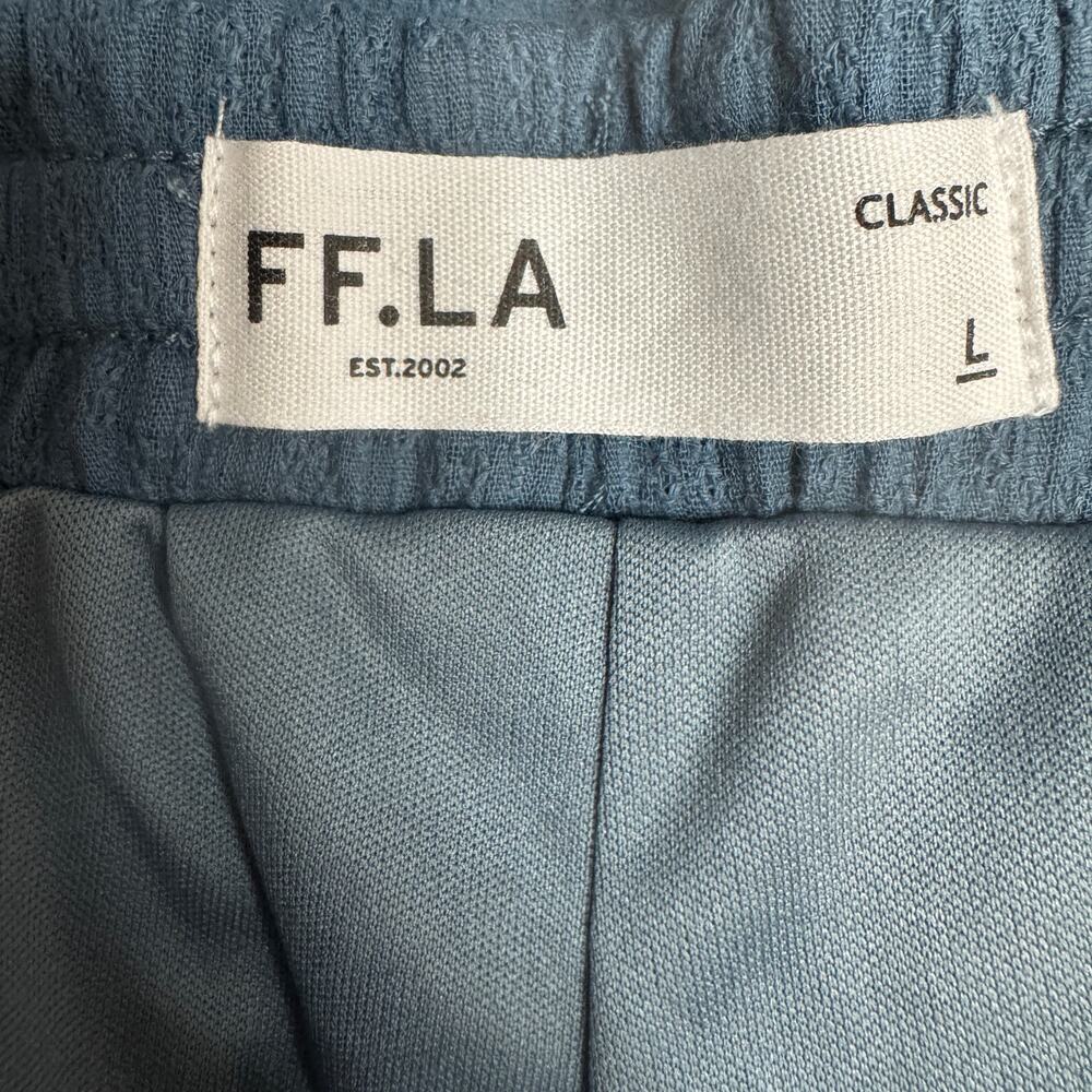 Men's Five Four Los Angeles Navy Somerset Lined Textured Cotton Casual Short L - Picture 5 of 9